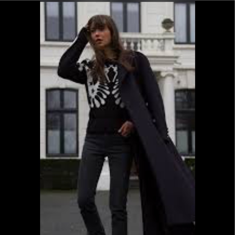 Wool Blend Knit Sweater